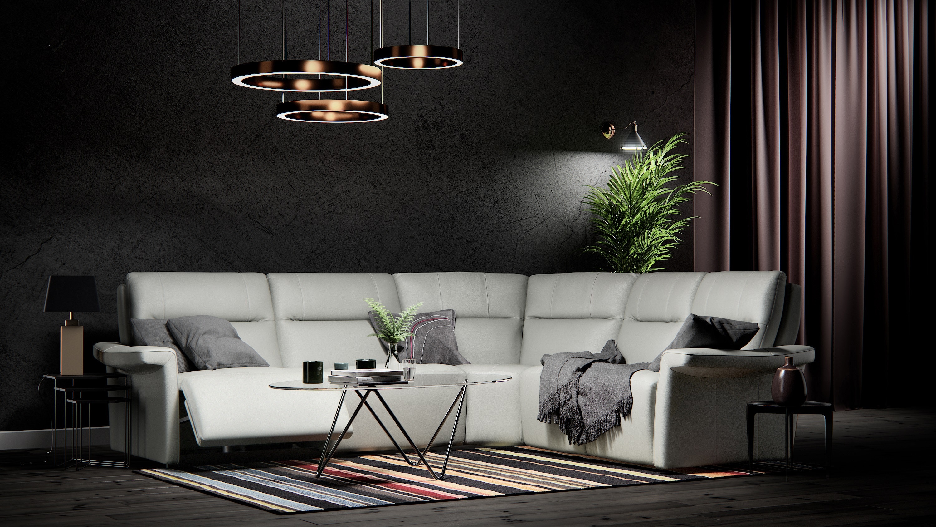 Living Room Hamilton Sofa & Leather Gallery Chantilly and Falls